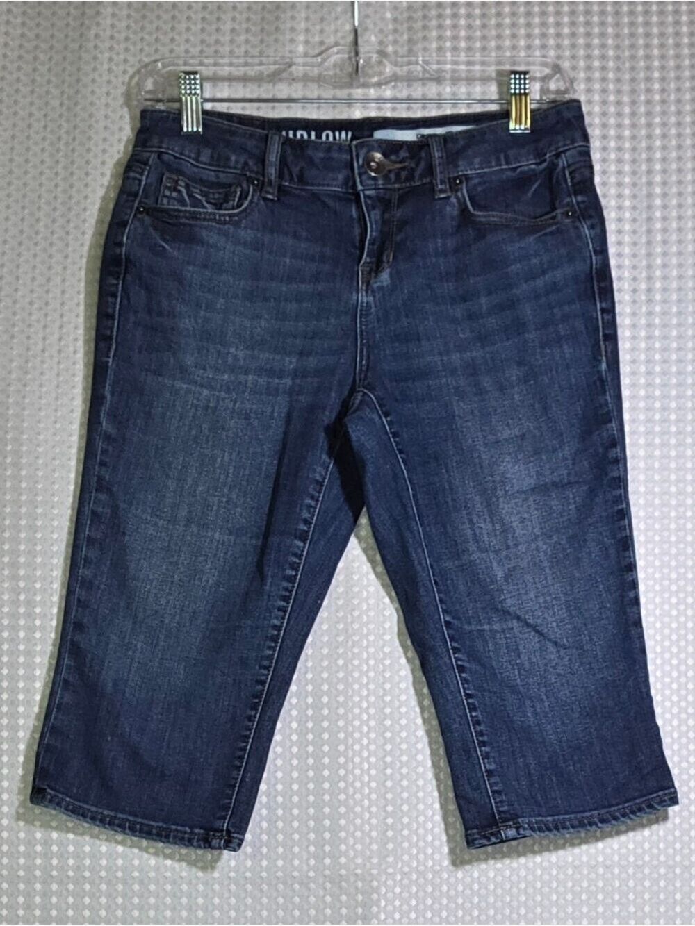 DKNY Jeans Ludlow Bermuda Shorts Dark Wash Denim Size 4 - Picture 11 of 11